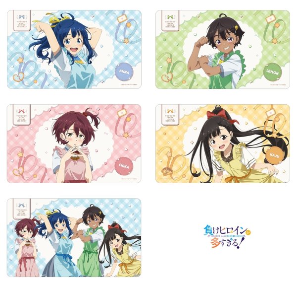 画像4:  【予約商品】  アルマビアンカ　TVアニメ『負けヒロインが多すぎる！』 描き下ろし 小鞠 知花 制服エプロンver. マルチデスクマット 【26年9月下旬発売】 (4)