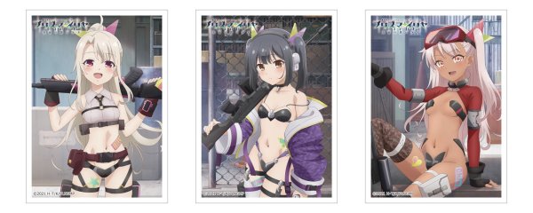 画像2:  【予約商品】  カーテン魂　劇場版「Fate/kaleid liner プリズマ☆イリヤ Licht 名前の無い少女」描き下ろしスリーブ（美遊／ミリタリー）（65枚入り） 【26年12月上旬発売】    (2)