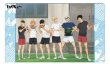 画像1:  【予約商品】  ツキナギ　ハイキュー!! ラバーデスクマットコレクション　スイカ（集合） 【26年9月30日発売】 (1)