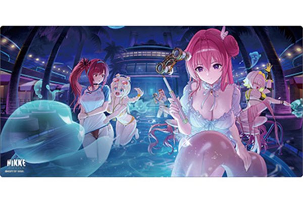 画像1:  【予約商品】  ブシロード ラバーマットコレクション V2 Vol.2145　勝利の女神：NIKKE「時が止まった楽園で、心に焼きつく夏を」 【26年9月25日発売】 (1)
