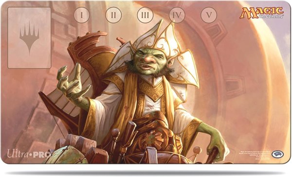 画像1:  【倉庫在庫】 ※特価・破損品※ウルトラプロ MTG マジック：ザ・ギャザリング ラバーマット 統率者2014「屑鉄の学者、ダレッティ/Daretti, Scrap Savant」    (1)