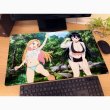 画像2:  【再販予約商品】  カーテン魂　瑠璃の宝石　描き下ろしラバーマット（水遊び） 【26年10月下旬再販】 (2)