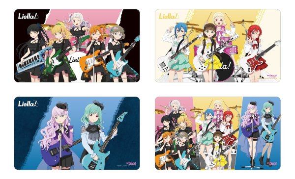画像4:  【予約商品】  アルマビアンカ　ラブライブ！スーパースター!!　描き下ろし 集合 バンドver. マルチデスクマット 【26年10月中旬発売】 (4)