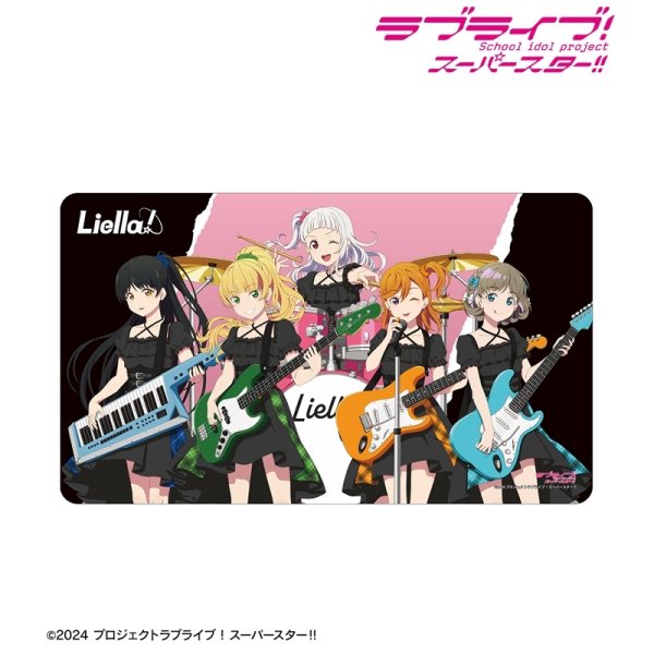 画像2:  【予約商品】  アルマビアンカ　ラブライブ！スーパースター!!　描き下ろし 1期生 バンドver. マルチデスクマット 【26年10月中旬発売】 (2)