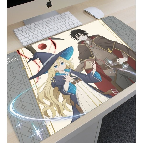 画像3:  【予約商品】  アルマビアンカ　殺戮の天使 描き下ろし ザック&レイチェル 魔法使いver. マルチデスクマット 【26年9月下旬発売】 (3)