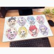 画像2:  【予約商品】  カーテン魂　Re:ゼロから始める異世界生活　ラバーマット（けもみみアイドル） 【26年10月下旬発売】 (2)