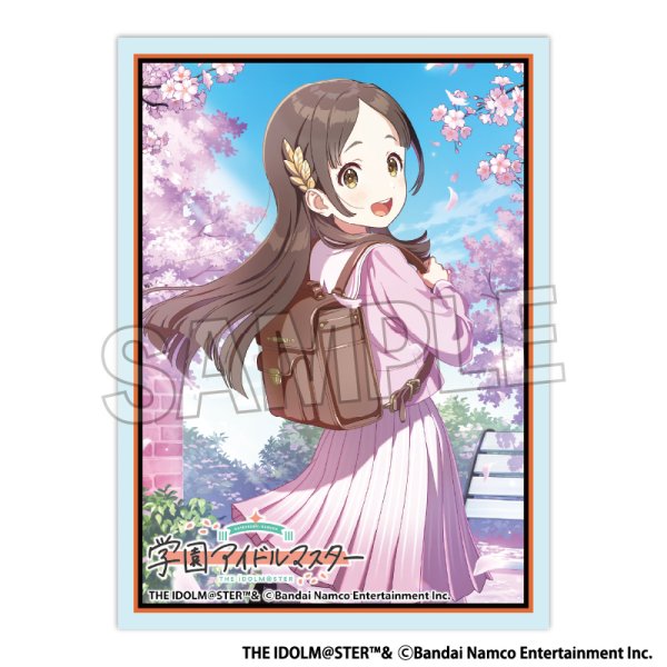 画像1:  【予約商品】  PROOF 学園アイドルマスター イラストスリーブMAT Wonder Scale '25桜 倉本千奈（80枚入り） 【26年10月発売】 (1)