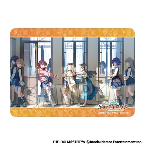 画像1:  【予約商品】  PROOF 学園アイドルマスター イラストプレイマットNT 1人たりとも欠ける事なく 【26年10月発売】 (1)