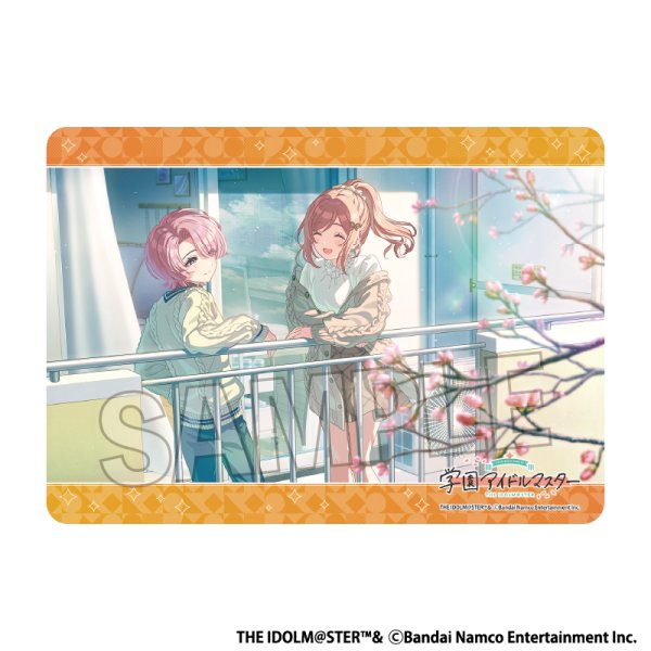画像1:  【予約商品】  PROOF 学園アイドルマスター イラストプレイマットNT 新生活のはじまりだね 【26年10月発売】 (1)