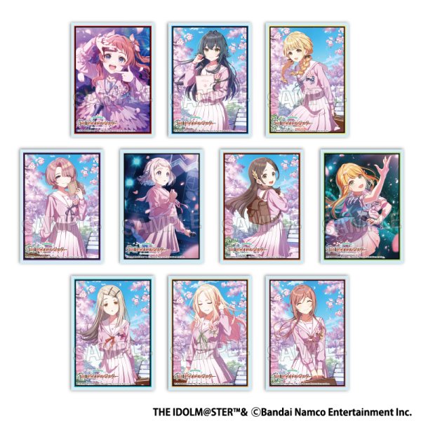 画像2:  【予約商品】  PROOF 学園アイドルマスター イラストスリーブMAT 桜フォトグラフ 葛城リーリヤ（80枚入り） 【26年10月発売】 (2)