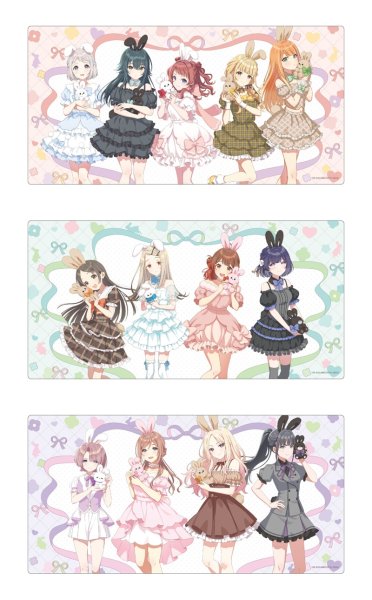 画像2:  【予約商品】  キャラバン　学園アイドルマスター デスクマット Lady Rabbit / B 【26年9月発売】 (2)