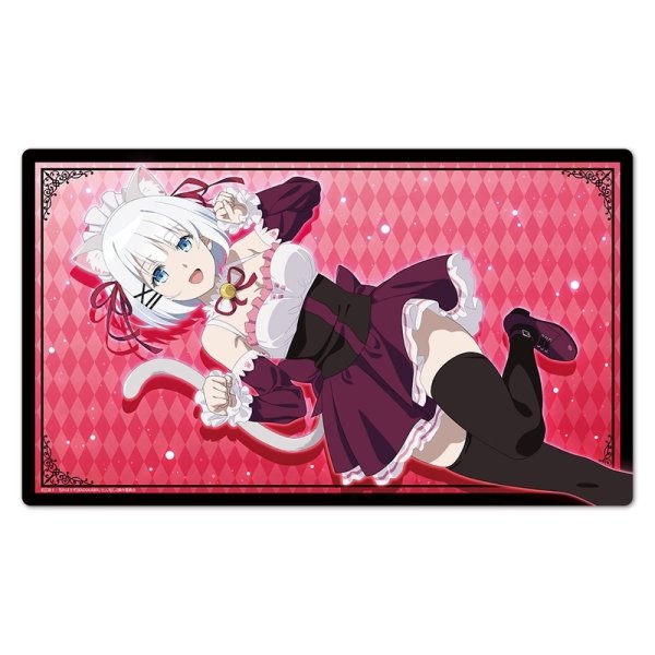 画像1:  【予約商品】  探偵はもう、 死んでいる。　キャラクターラバーマットC [シエスタ 猫耳メイドver.] 【描き下ろし】 【26年9月下旬発売】 (1)