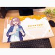 画像2:  【予約商品】  カーテン魂　私に天使が舞い降りた！プレシャス・フレンズ 描き下ろしラバーマット（星野みやこ／運動会） 【26年11月上旬発売】    (2)