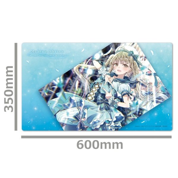 画像3:  【予約商品】  お隣の天使様にいつの間にか駄目人間にされていた件2 キャラクターラバーマット 椎名真昼 エイプリルフールver. 【26年9月中旬発売】 (3)