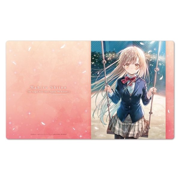 画像1:  【予約商品】  お隣の天使様にいつの間にか駄目人間にされていた件2 キャラクターラバーマット 椎名真昼 2期ビジュアル（1）ver. 【26年9月中旬発売】 (1)