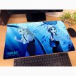 画像2:  【予約商品】  カーテン魂　少女終末旅行 描き下ろしラバーマット（水族館） 【26年11月上旬発売】 (2)