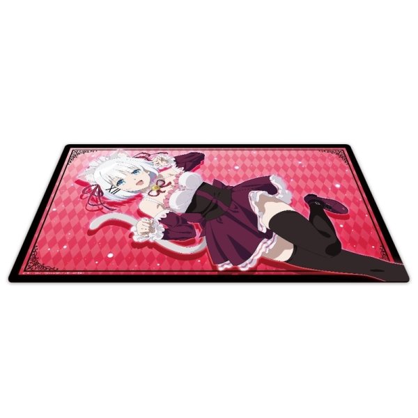 画像2:  【予約商品】  探偵はもう、 死んでいる。　キャラクターラバーマットC [シエスタ 猫耳メイドver.] 【描き下ろし】 【26年9月下旬発売】 (2)