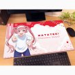 画像2:  【予約商品】  カーテン魂　私に天使が舞い降りた！プレシャス・フレンズ 描き下ろしラバーマット（種村小依／運動会） 【26年11月上旬発売】    (2)