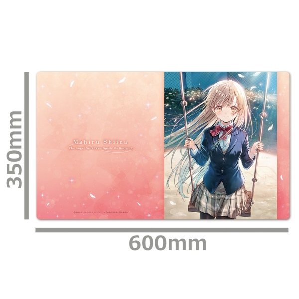 画像3:  【予約商品】  お隣の天使様にいつの間にか駄目人間にされていた件2 キャラクターラバーマット 椎名真昼 2期ビジュアル（1）ver. 【26年9月中旬発売】 (3)