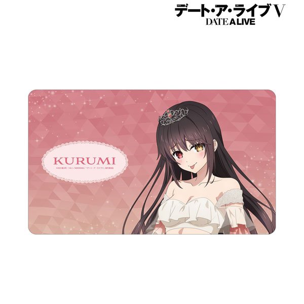 画像1:  【予約商品】  アルマビアンカ　アニメ「デート・ア・ライブV」 描き下ろし 時崎狂三 プリンセス玉座ver. マルチデスクマット 【26年10月中旬発売】 (1)