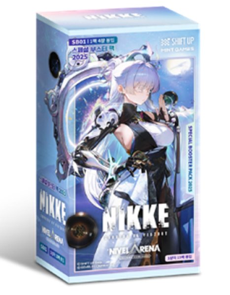 画像1:  【予約商品】  TCG 「勝利の女神:NIKKE」 NIVEL ARENA スペシャルブースターパック 2025【SB01】（日本語版） BOX（15パック入り） 【26年10月23日発売】 (1)