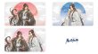 画像4:  【予約商品】  アルマビアンカ　「魔道祖師」日本語版ラジオドラマ 描き下ろし 魏無羨&藍忘機 歩みver. マルチデスクマット 【26年10月中旬発売】 (4)