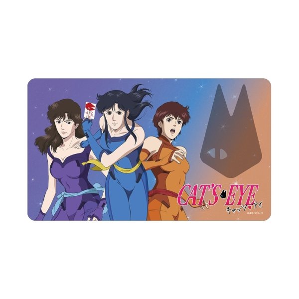 画像1:  【予約商品】  アルマビアンカ　アニメ『キャッツアイ』 集合 マルチデスクマット 【26年10月下旬発売】 (1)