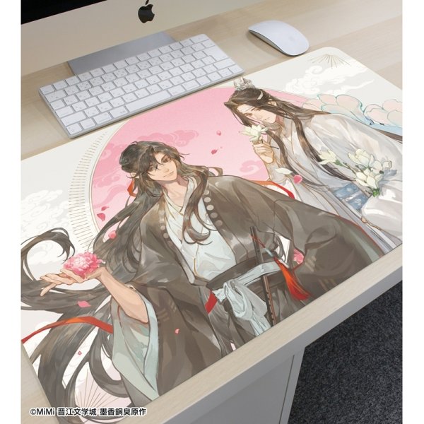 画像3:  【予約商品】  アルマビアンカ　「魔道祖師」日本語版ラジオドラマ 描き下ろし 魏無羨&藍忘機 歩みver. マルチデスクマット 【26年10月中旬発売】 (3)