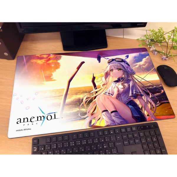 画像2:  【予約商品】  カーテン魂　anemoi ラバーマット（総羽愛乃／イメージビジュアル） 【26年11月中旬発売】    (2)