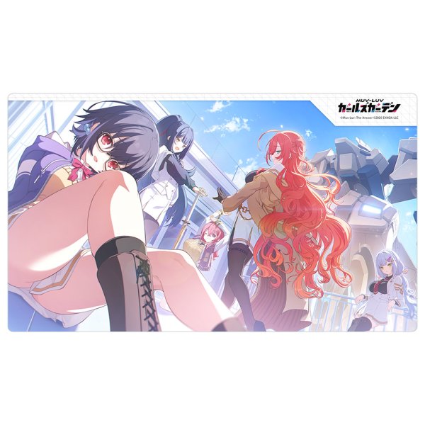 画像1:  【予約商品】  カーテン魂　マブラヴ ガールズガーデン ラバーマット（Colorful Bouquet） 【26年11月中旬発売】    (1)