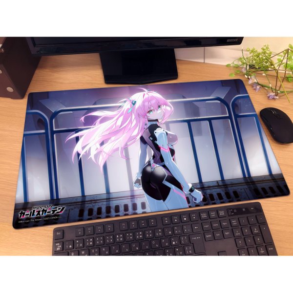 画像2:  【予約商品】  カーテン魂　マブラヴ ガールズガーデン ラバーマット（0.5thAnniv. KV） 【26年11月中旬発売】    (2)