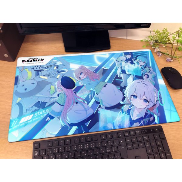 画像2:  【予約商品】  カーテン魂　マブラヴ ガールズガーデン ラバーマット（Treble Quintet） 【26年11月中旬発売】    (2)
