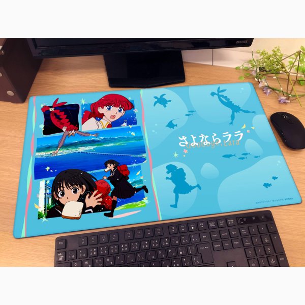 画像2:  【予約商品】  カーテン魂　さよならララ　ラバーマット（ララ＆大津茉里） 【26年11月中旬発売】 (2)