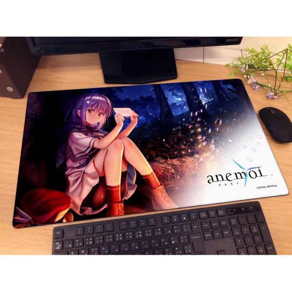 画像2:  【予約商品】  カーテン魂　anemoi ラバーマット（白渡小詠／イメージビジュアル） 【26年11月中旬発売】    (2)