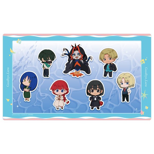 画像1:  【予約商品】  カーテン魂　さよならララ　ラバーマット（ミニキャラ） 【26年11月中旬発売】 (1)