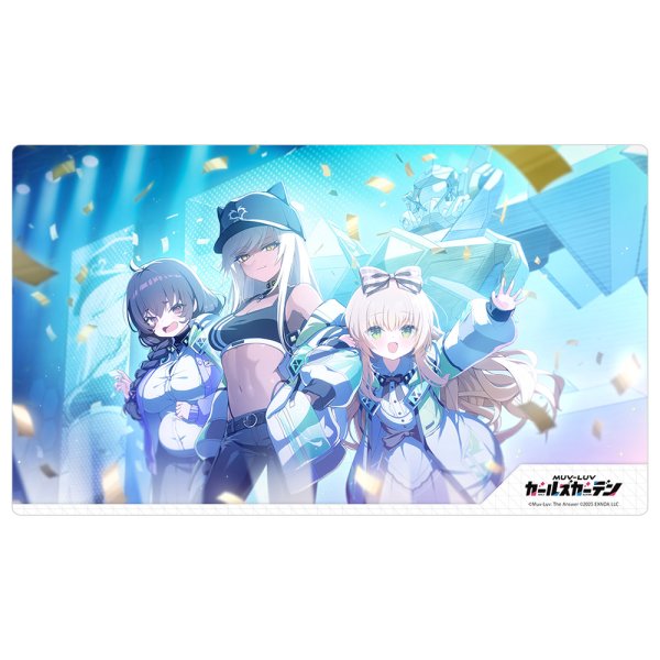 画像1:  【予約商品】  カーテン魂　マブラヴ ガールズガーデン ラバーマット（Trinity Jewel） 【26年11月中旬発売】    (1)