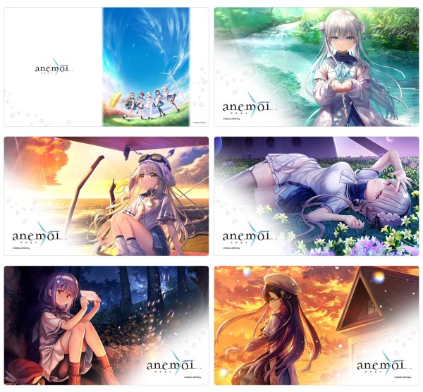 画像3:  【予約商品】  カーテン魂　anemoi ラバーマット（速川六花／イメージビジュアル） 【26年11月中旬発売】    (3)