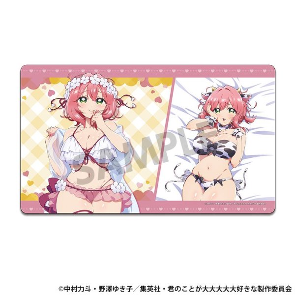 画像1:  【予約商品】  ホビーストック　君のことが大大大大大好きな100人の彼女 描き下ろしラバーマット 花園羽香里 【26年10月発売】    (1)