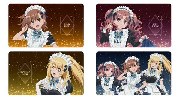 画像4:  【予約商品】  アルマビアンカ　とある科学の超電磁砲Ｔ 描き下ろし 食蜂操祈 星空メイドver. マルチデスクマット 【26年11月上旬発売】    (4)