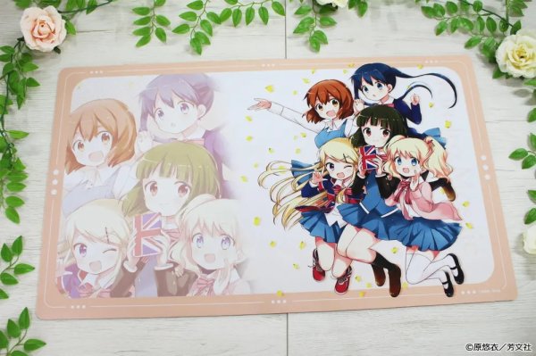 画像2:  【予約商品】  シーズナルプランツ　きんいろモザイク デスクマット【Jumping!!】 【26年11月発売】 (2)