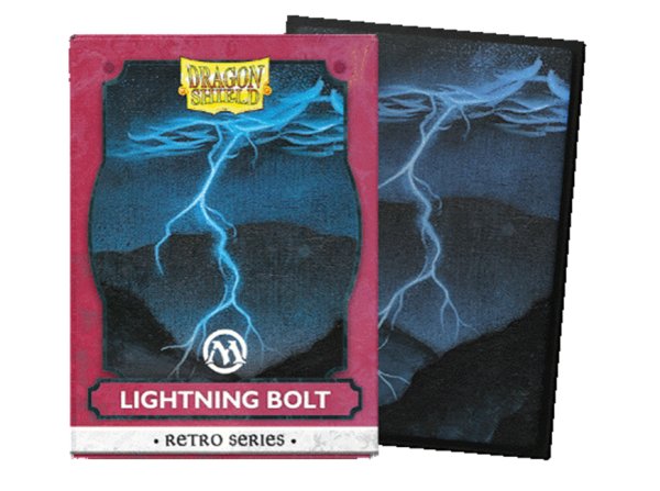 画像1:  【予約商品】  AT-16534 Lightning Bolt Sleeves  - Standard size - Brushed Art スリーブ スタンダードサイズ（100枚入り） 【26年11月発売】    (1)