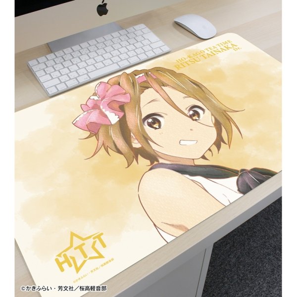 画像3:  【予約商品】  アルマビアンカ　けいおん！ 田井中 律 Ani-Art aqua label 第2弾 マルチデスクマット 【26年10月中旬発売】 (3)