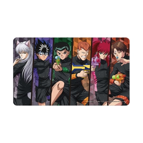 画像1:  【予約商品】  アルマビアンカ　TVアニメ『幽☆遊☆白書』 描き下ろし 集合 ウォーターガンバトルver. マルチデスクマット 【26年11月中旬発売】 (1)