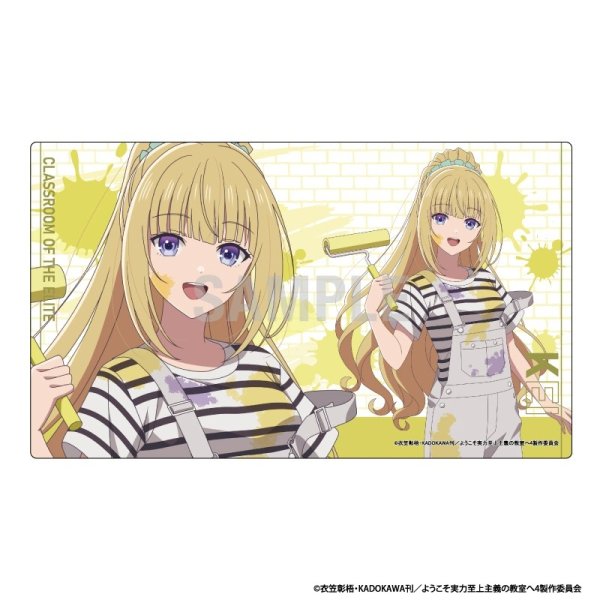 画像1:  【予約商品】  シーワン　ようこそ実力至上主義の教室へ ラバーマット 軽井沢恵 ペインターver 【26年10月発売】 (1)