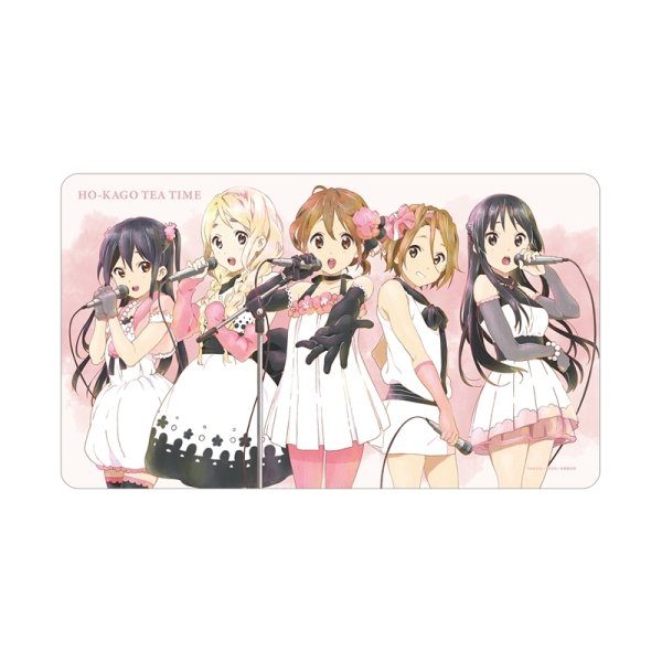 画像1:  【予約商品】  アルマビアンカ　けいおん！ 集合 Ani-Art aqua label 第2弾 マルチデスクマット 【26年10月中旬発売】 (1)