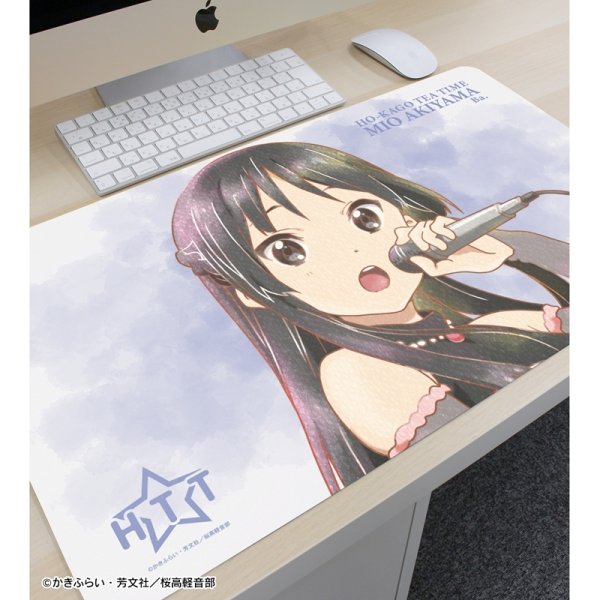 画像3:  【予約商品】  アルマビアンカ　けいおん！ 秋山 澪 Ani-Art aqua label 第2弾 マルチデスクマット 【26年10月中旬発売】 (3)