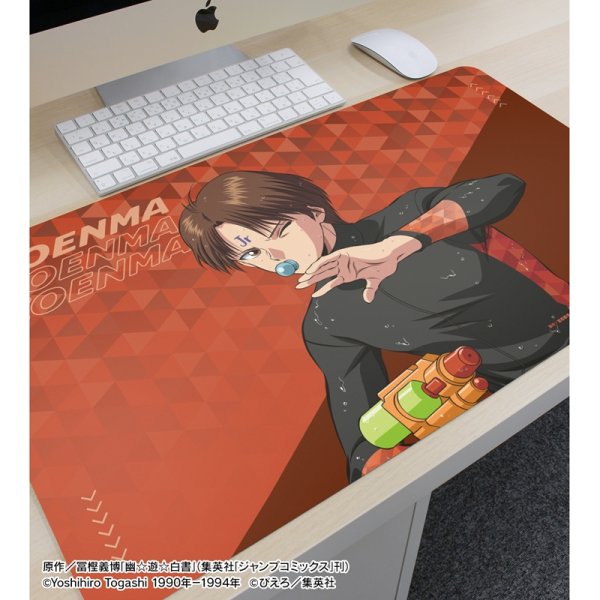 画像3:  【予約商品】  アルマビアンカ　TVアニメ『幽☆遊☆白書』 描き下ろし コエンマ ウォーターガンバトルver. マルチデスクマット 【26年11月中旬発売】 (3)