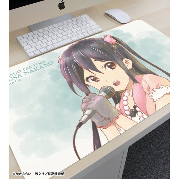 画像3:  【予約商品】  アルマビアンカ　けいおん！ 中野 梓 Ani-Art aqua label 第2弾 マルチデスクマット 【26年10月中旬発売】 (3)