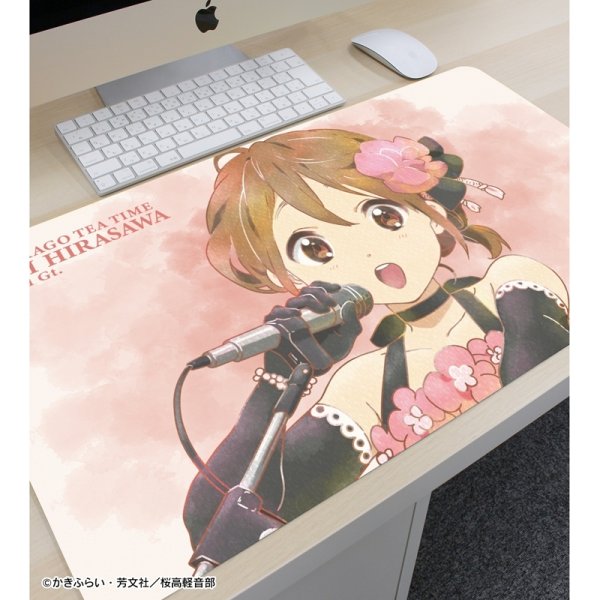 画像3:  【予約商品】  アルマビアンカ　けいおん！ 平沢 唯 Ani-Art aqua label 第2弾 マルチデスクマット 【26年10月中旬発売】 (3)