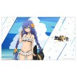 画像1:  【再販予約商品】  カーテン魂　無職転生II 〜異世界行ったら本気だす〜 描き下ろしラバーマット（ロキシー／水着） 【26年12月上旬再販】 (1)